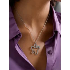 Anneal Flower Pendant