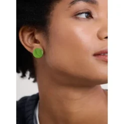 Ballowall Circle Stud Earrings