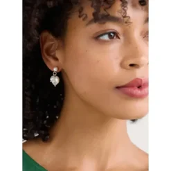 Corsage Pearl & Bead Earrings