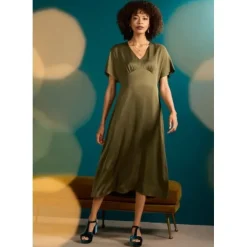 Evenglow Satin Dress