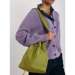 Handtied Organic Cotton Bucket Bag