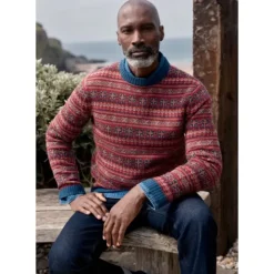 Men's Halyard Fair Isle Jumper
