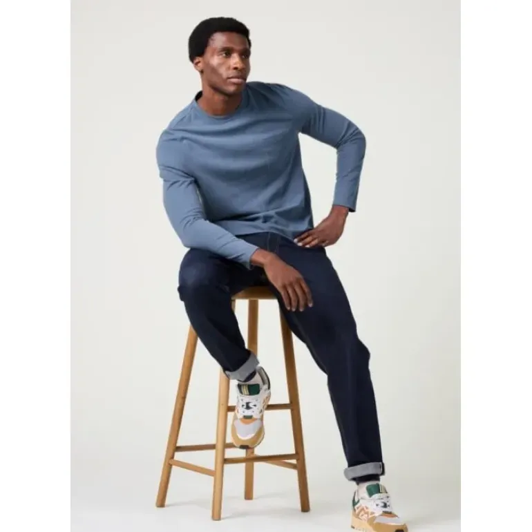 Men's Merthen Long Sleeve Top in GOTS-Certified Organic Cotton