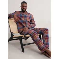Men's Netter Checked Flannel Pyjama Set