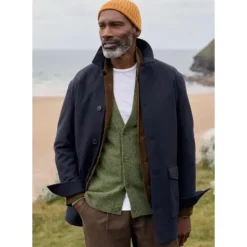 Men's Rowlocks Wool-Blend Overcoat