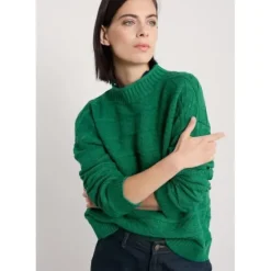 Penkestle Knitted Jumper Contains Recycled Cotton