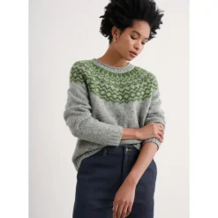 Port Kinnis Fair Isle Jumper With Merino