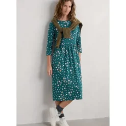 Sea Strewn Midi Dress