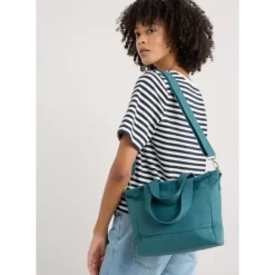 Skyflow Organic Cotton Canvas Cross Body Bag