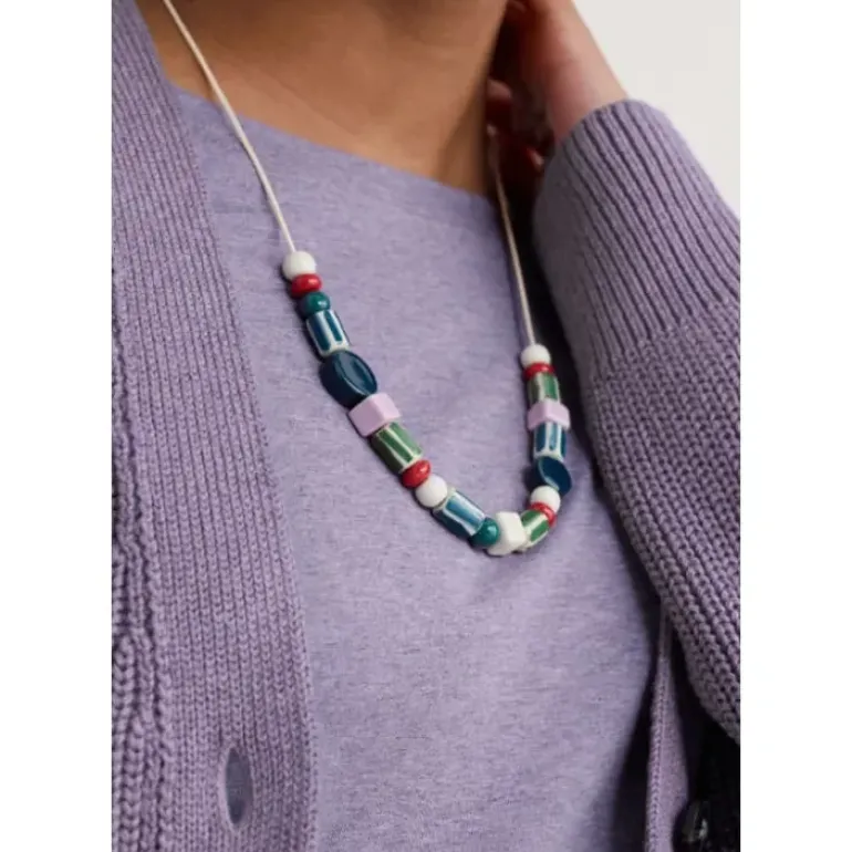 Vervain Mixed Ceramic Bead Necklace