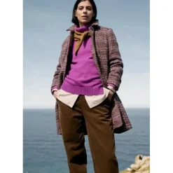 Wood Cabin Wool Blend Twill Coat