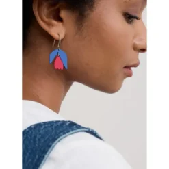 Yarrow Flower Drop Earrings